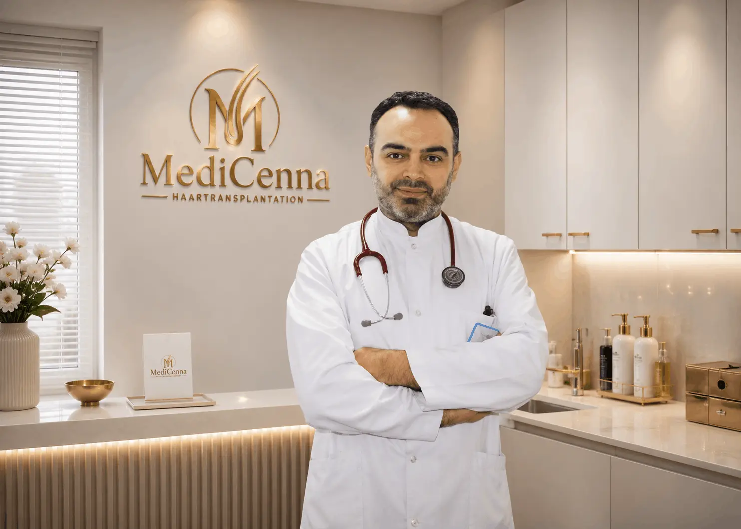 Dr. Eray Stèrk, ärztliche Leitung der MediCenna Hair Clinic in Hamburg