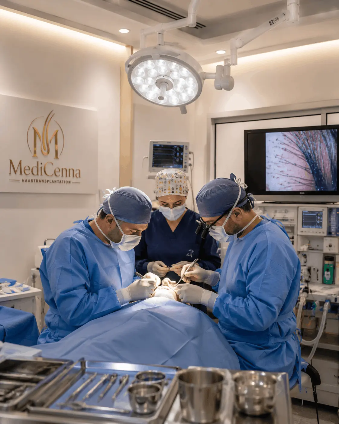 Haartransplantation Kosten Deutschland vs Türkei - Ärztliche Beratung zur Haartransplantation in der MediCenna Hair Clinic Hamburg