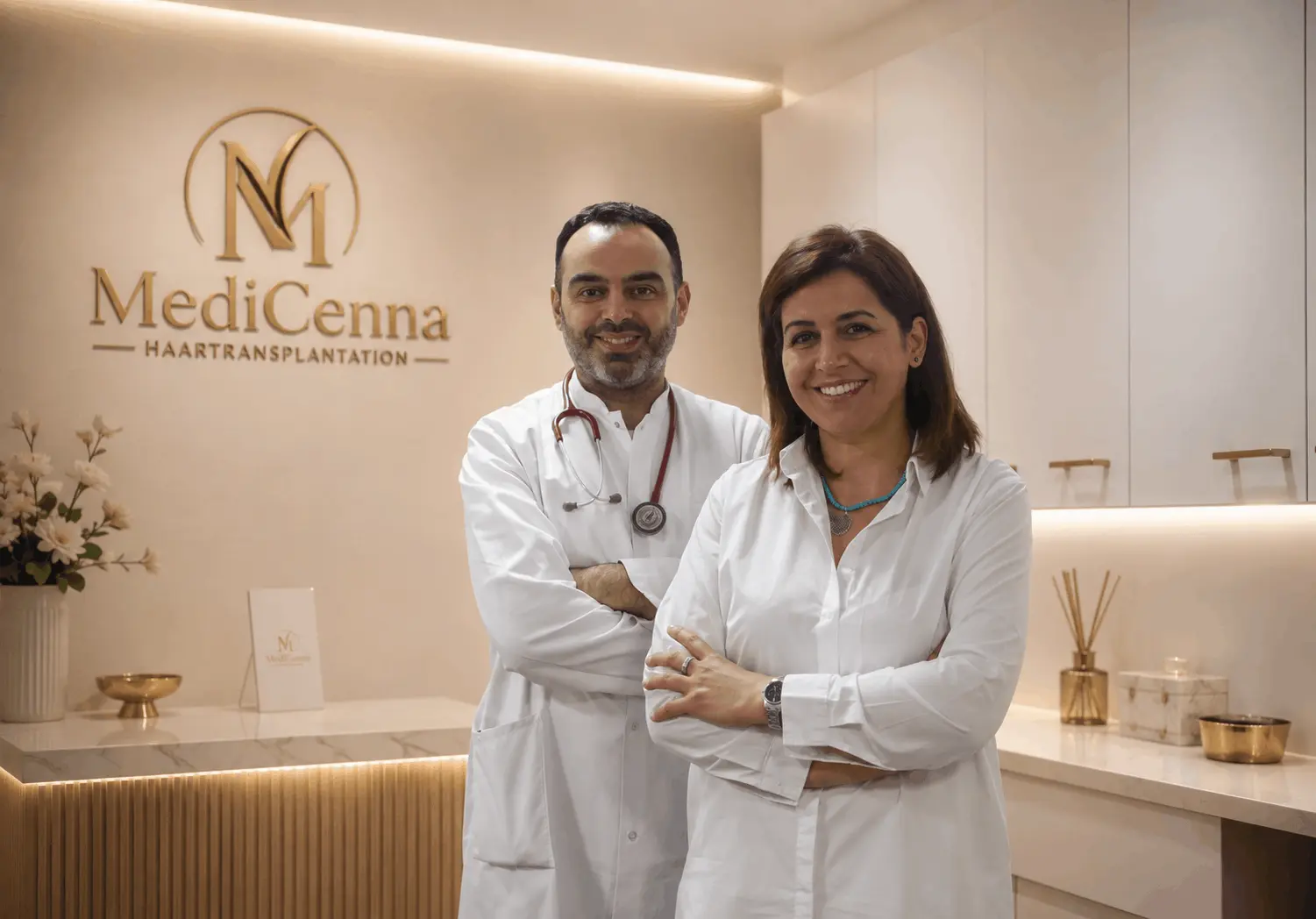 Team der MediCenna Hair Clinic in Hamburg